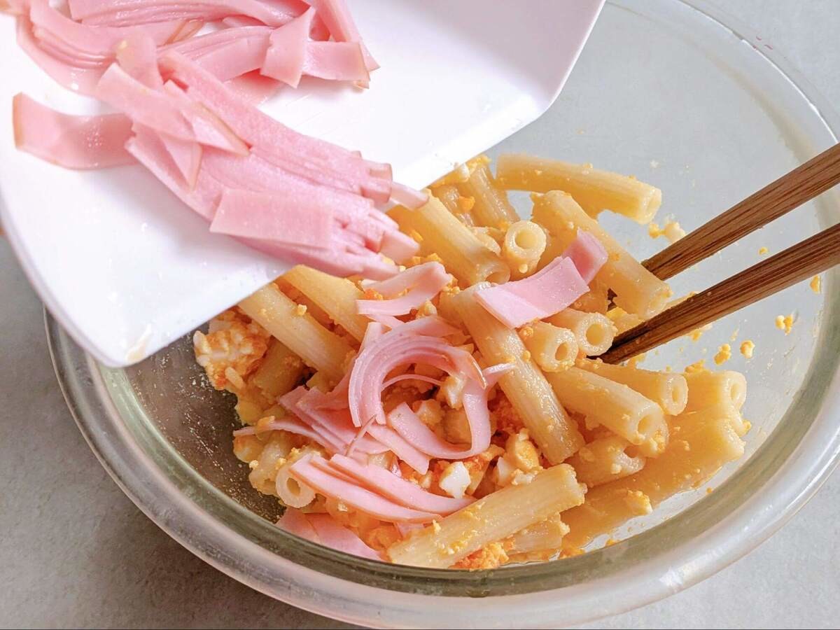 土井善晴さん「マカロニ卵サラダ」のレシピ