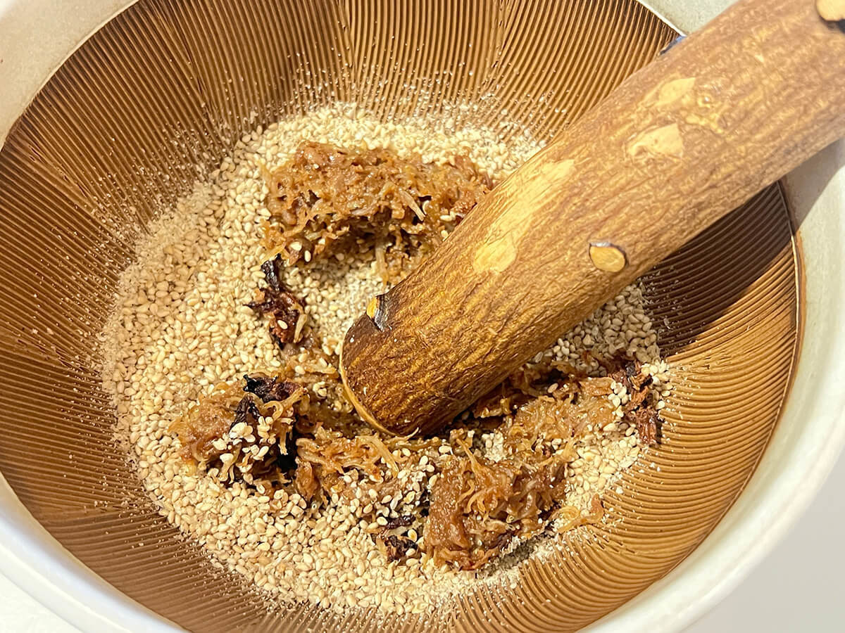 薬味たっぷり豆腐冷や汁