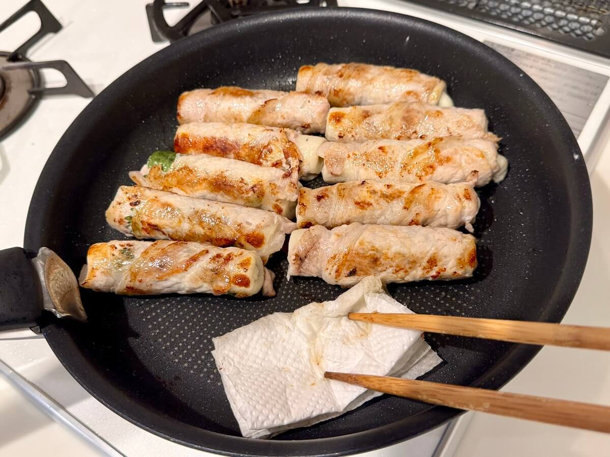 肉巻きチーちくわ