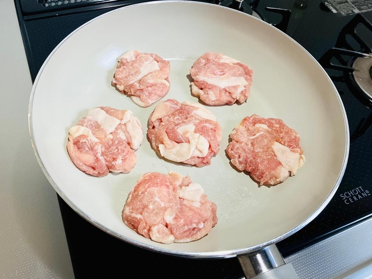 山本ゆりさん「豚こまの照り焼きステーキ風」のレシピ