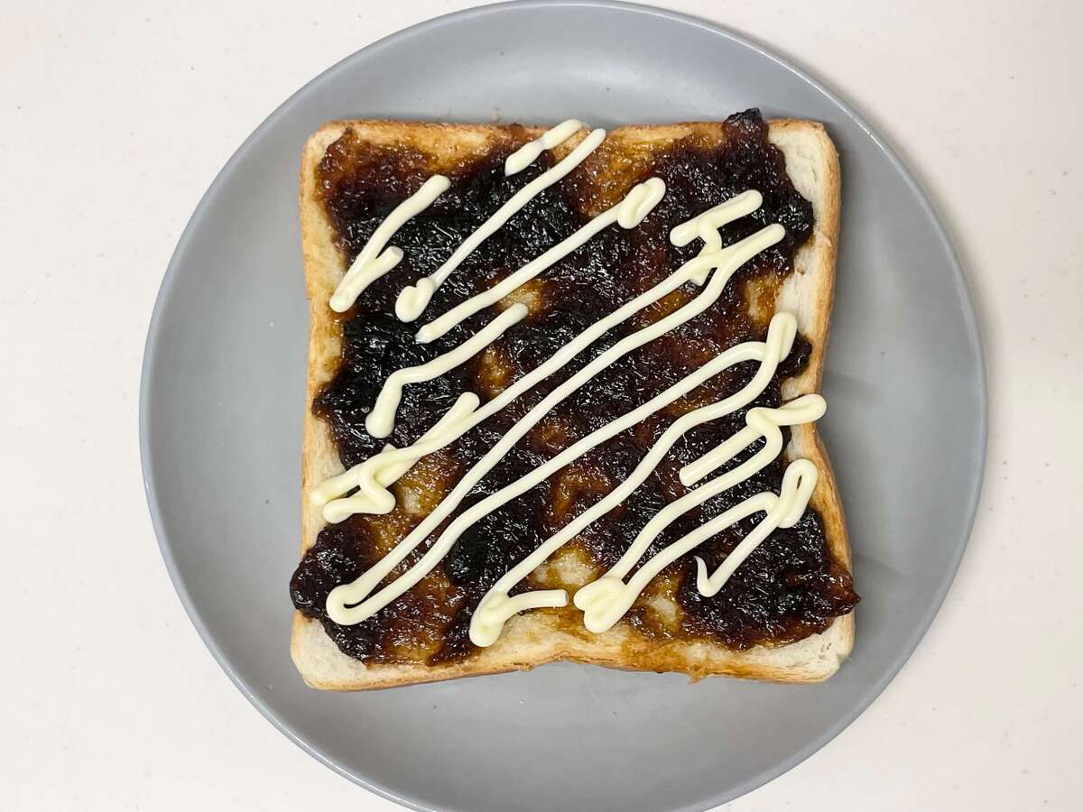 海苔の佃煮マヨトースト