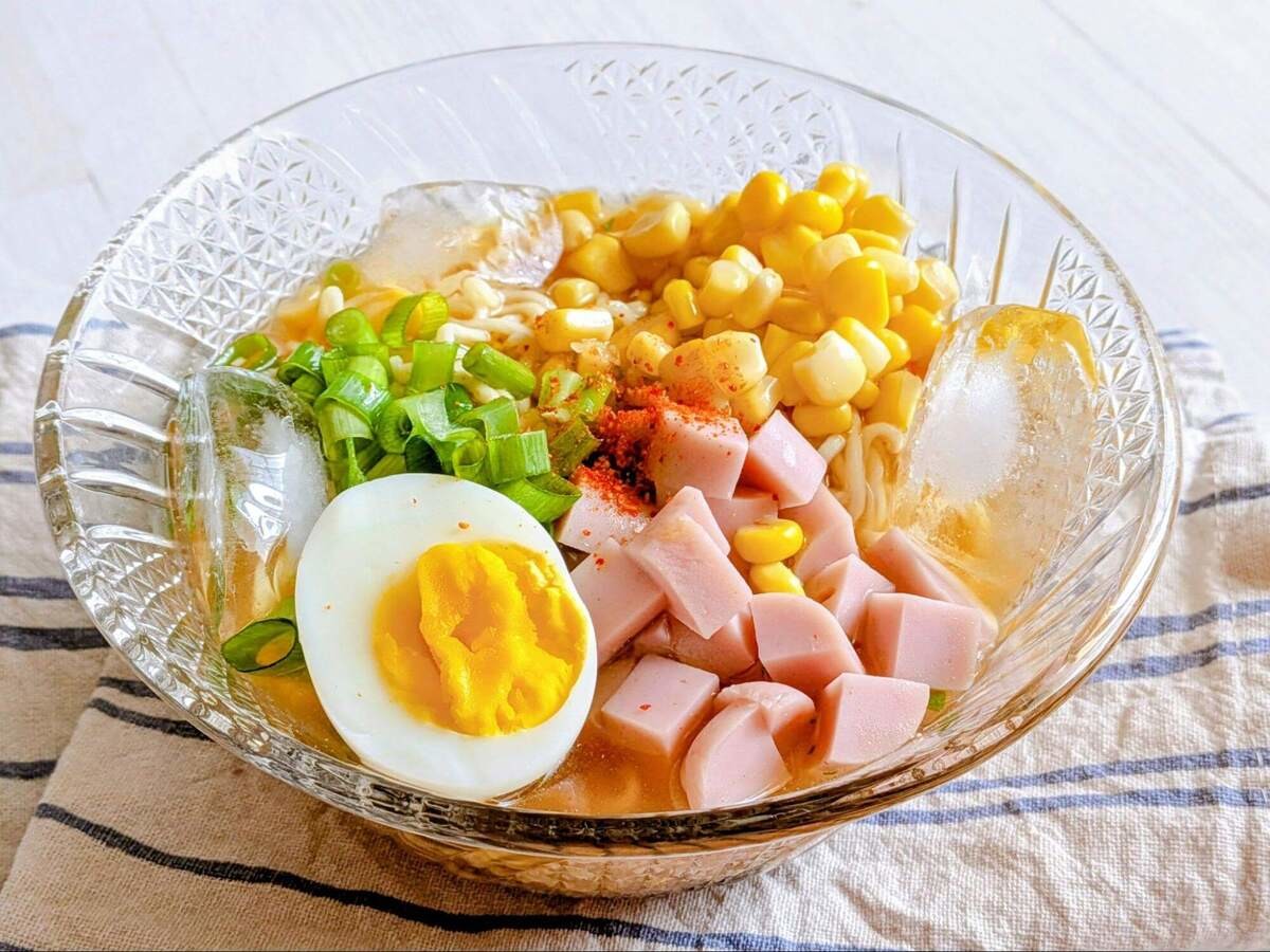 冷やしみそコーンラーメン