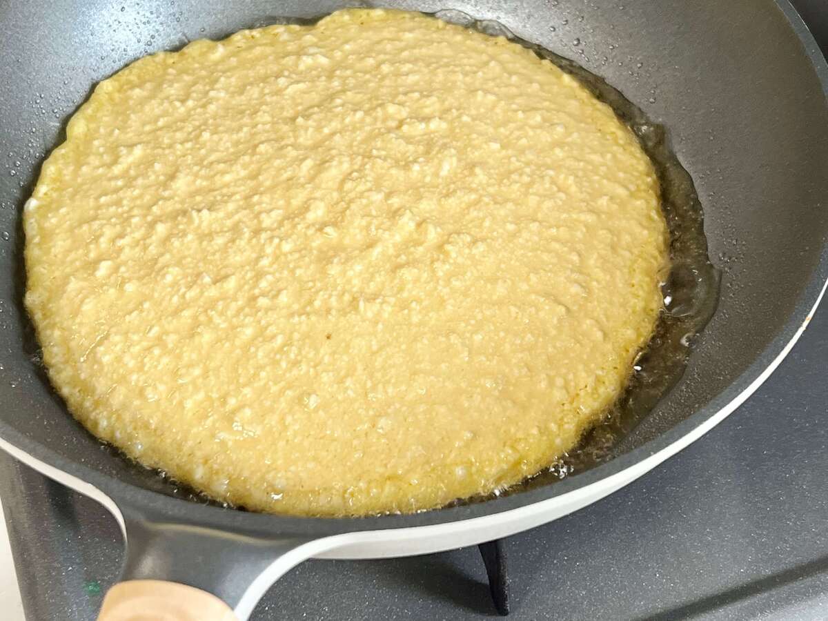 卵と豆腐で！もっちりお好み焼き風