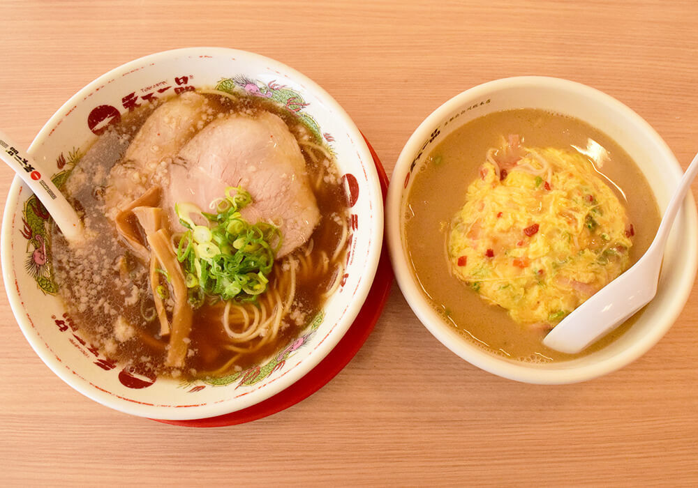 天下一品「こってり天津飯定食（ラーメンは「あっさり」）」実食レポ