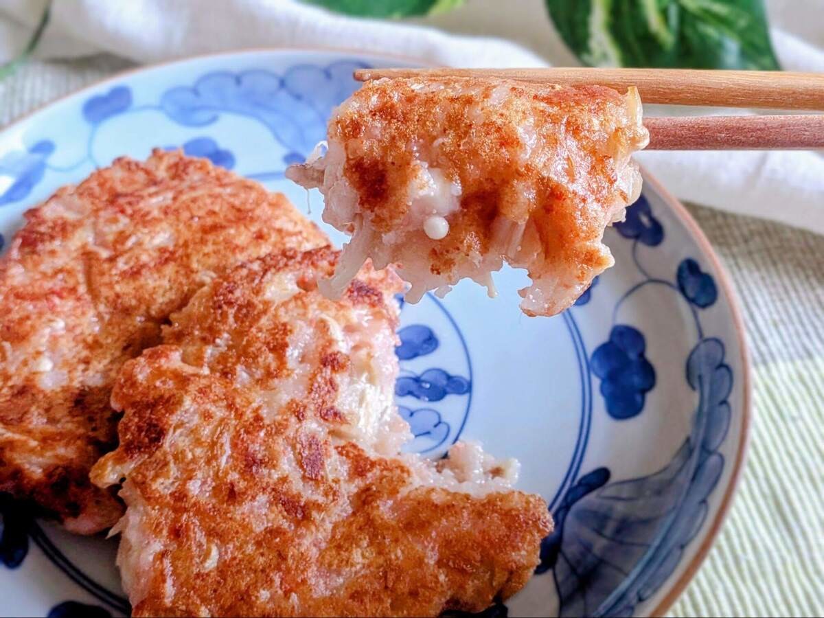 本田翼さんが作った「長芋のお好み焼き風」