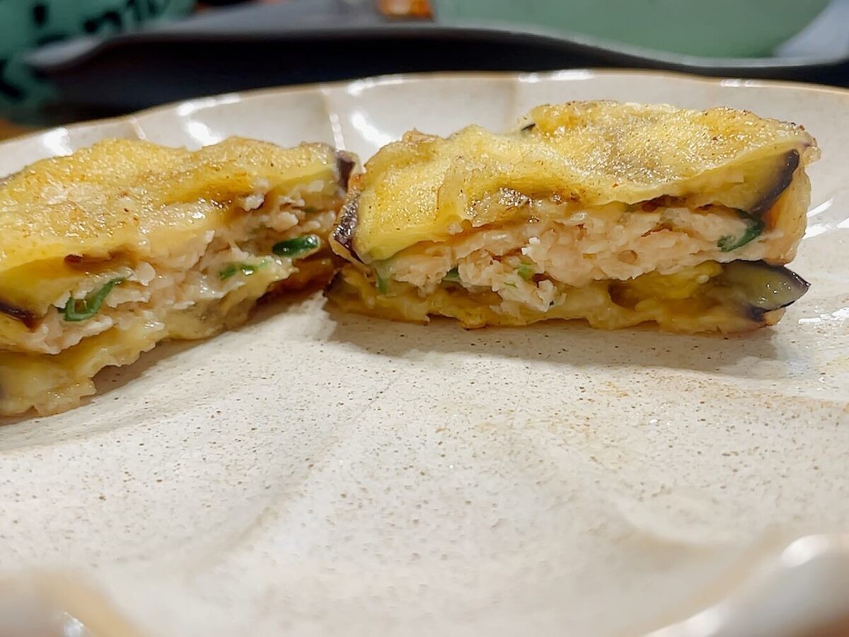 DAIGOも台所「ナスのはさみ揚げ」のレシピ