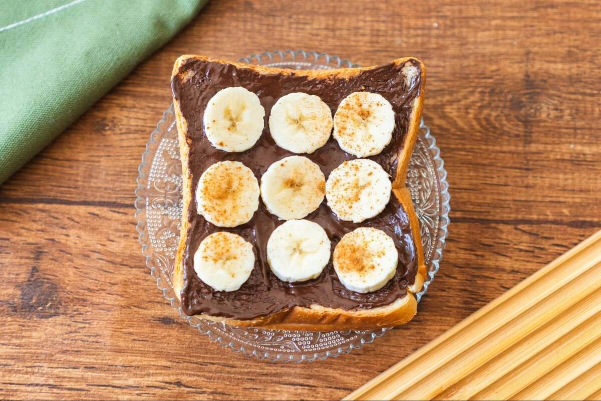 目黒蓮さん「チョコレートトースト」のレシピ