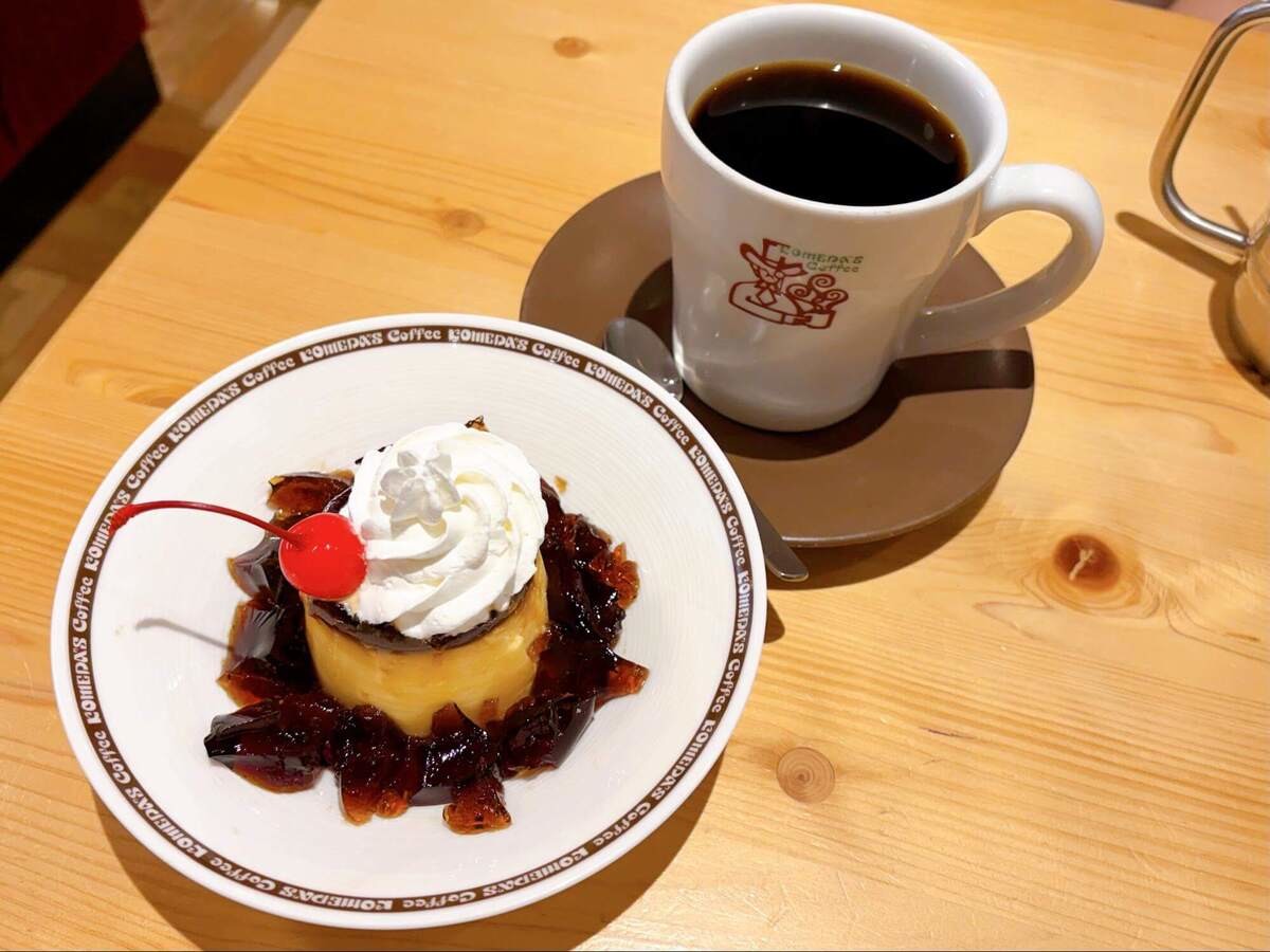 思わず頼みたくなる！古き良き喫茶店風プリン
