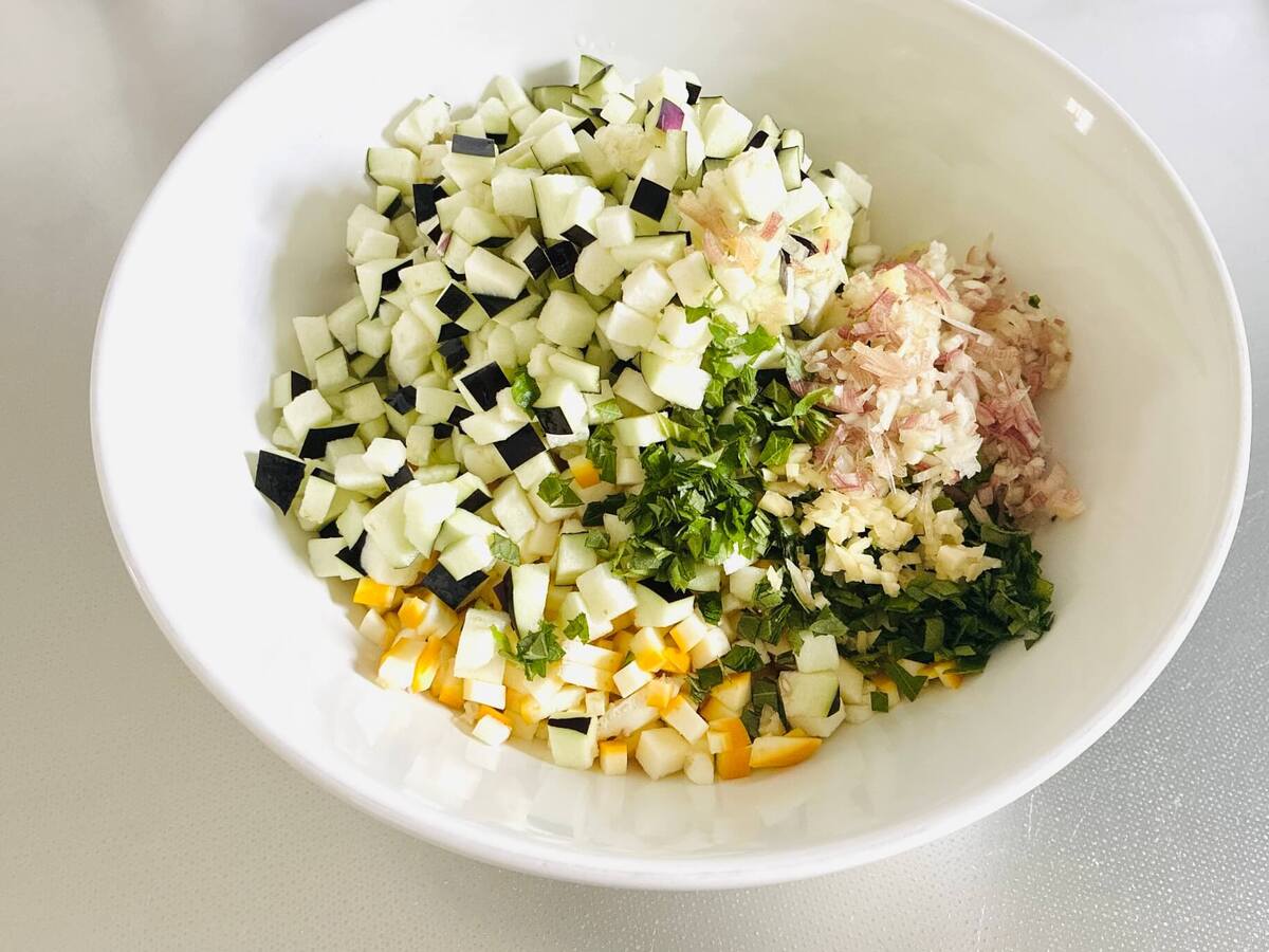 Shieさん「ズッキーニの山形だし」のレシピ