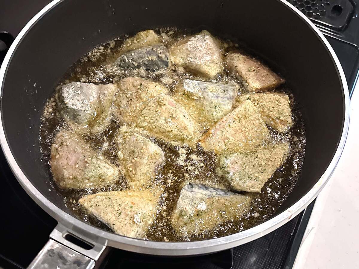 冷凍子ママさん「冷凍サバの竜田揚げ」