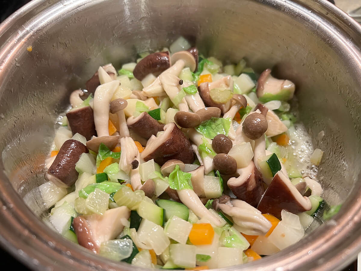 落合務さん「ミネストローネ」