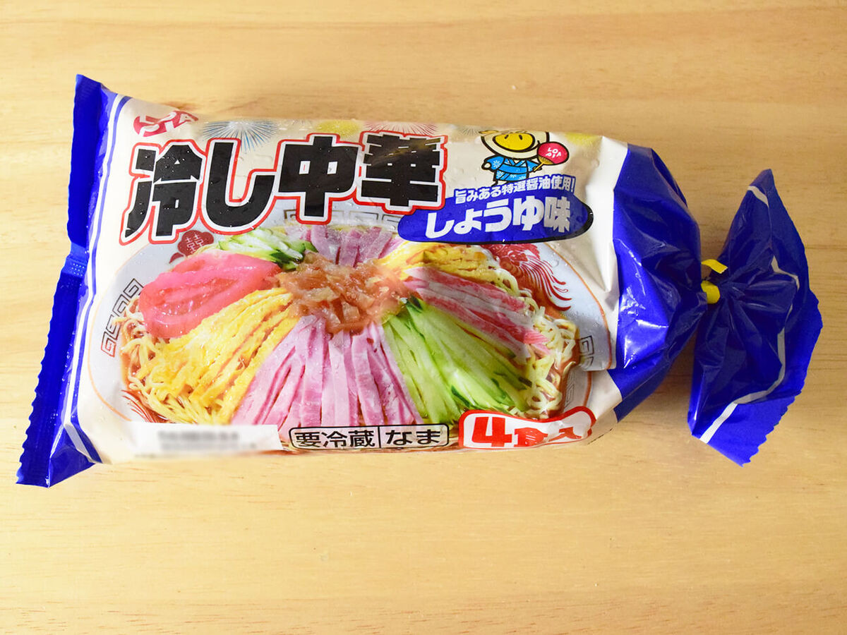 ロピアオリジナル「冷やし中華（しょうゆ味）」
