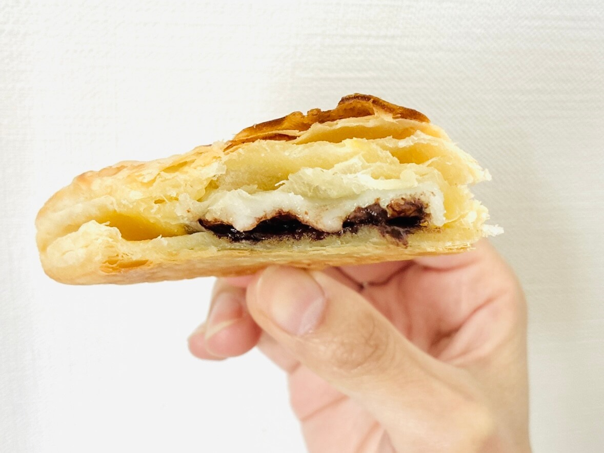 目黒蓮さん「チョコバナナ餅パイ」