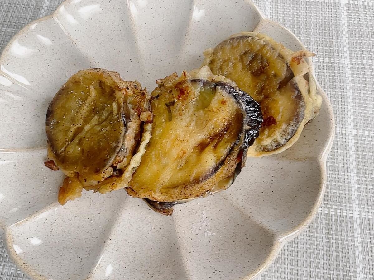 DAIGOも台所「ナスのはさみ揚げ」のレシピ