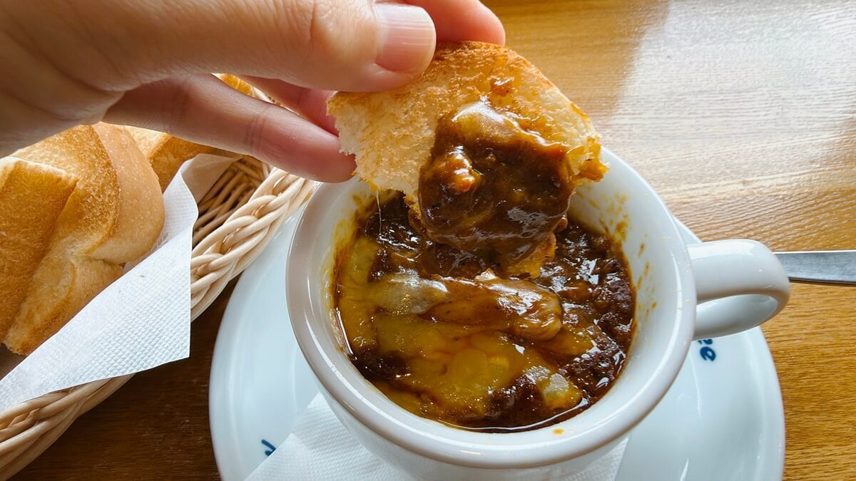 チーズカリートースト