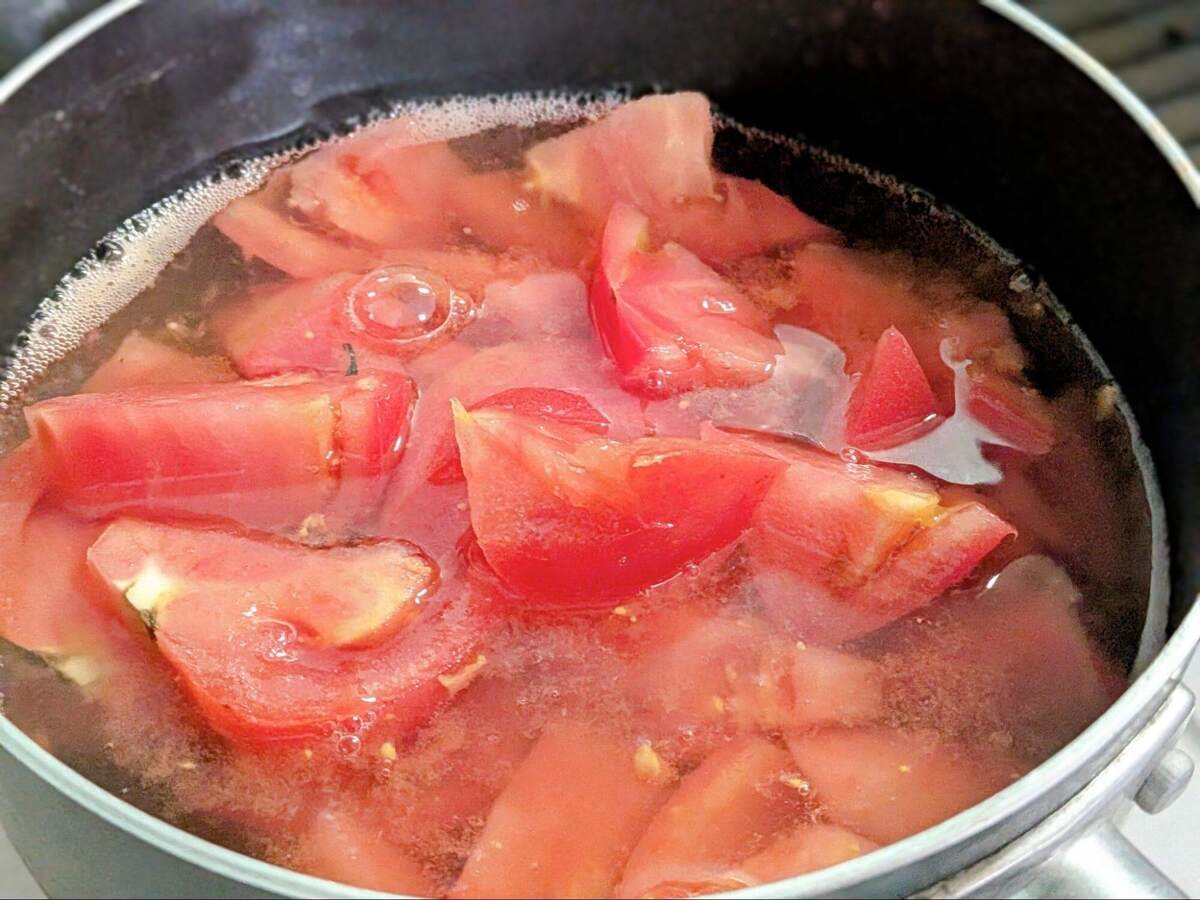 サンドウィッチマン&芦田愛菜の博士ちゃん「トマトとアサリの味噌汁」