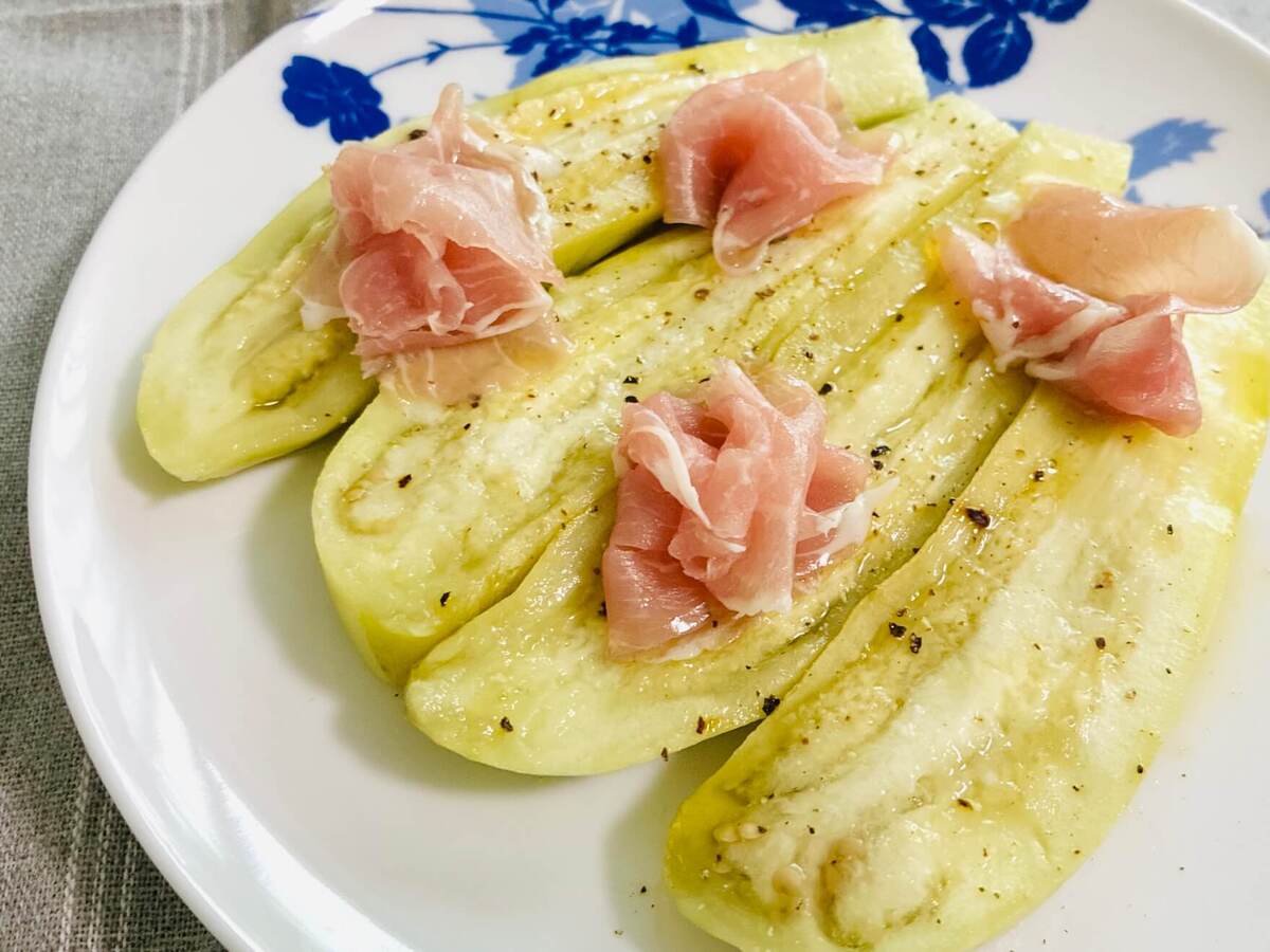 冷やし蒸しなす