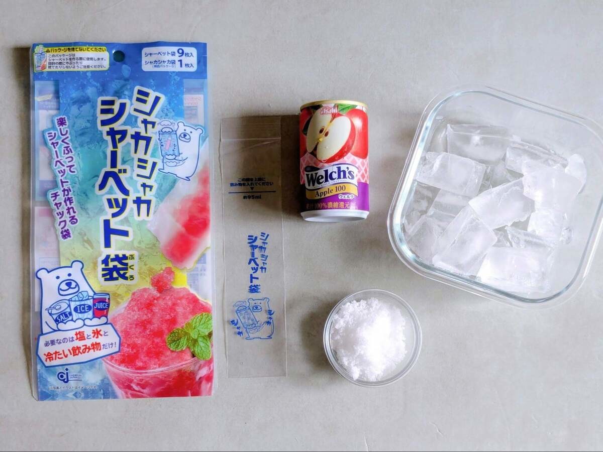 ダイソーの夏のスイーツ手作りキット