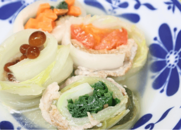 「うま塩バターロール白菜鍋」