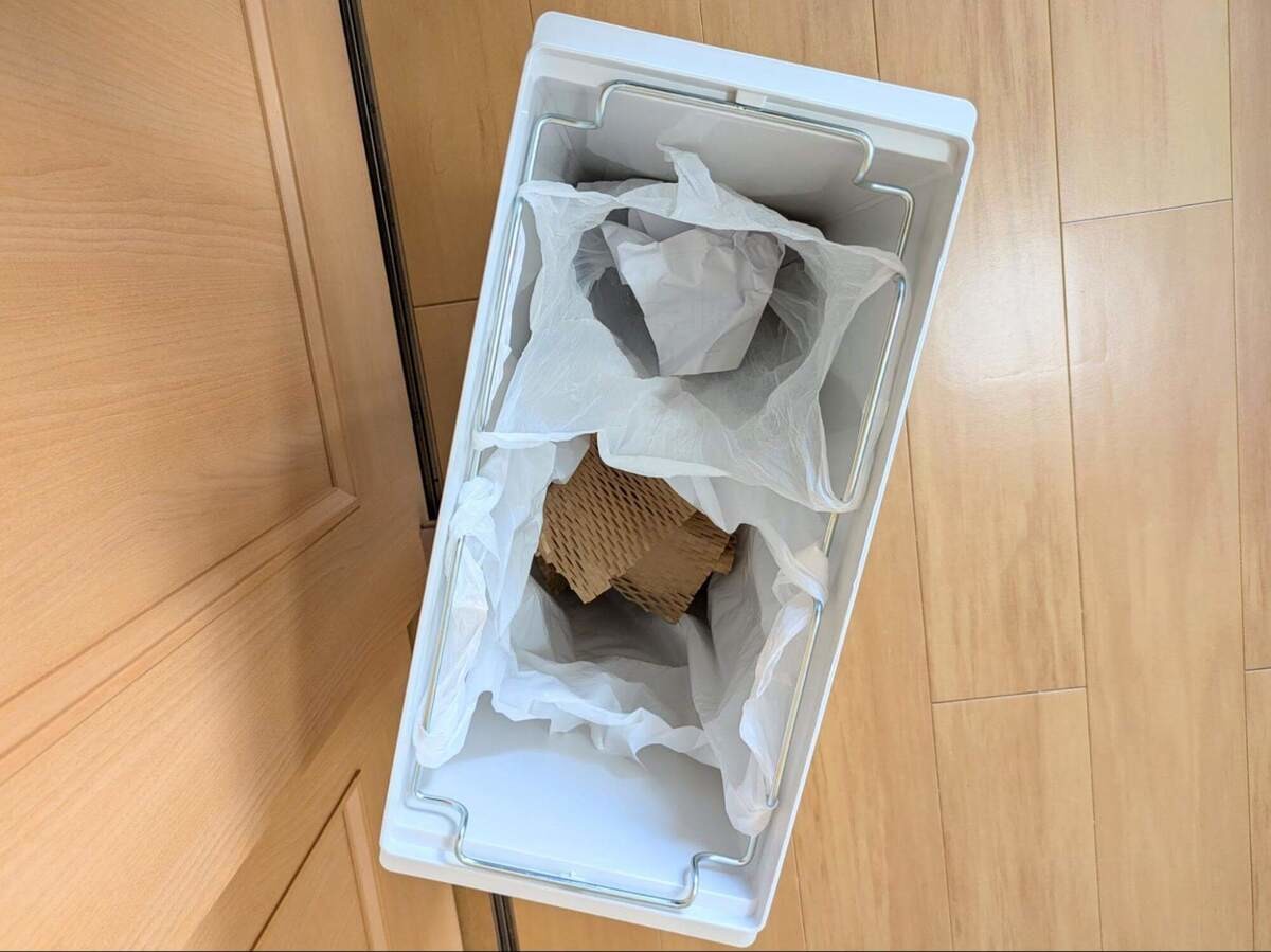 無印良品の「フタが選べるダストボックス」