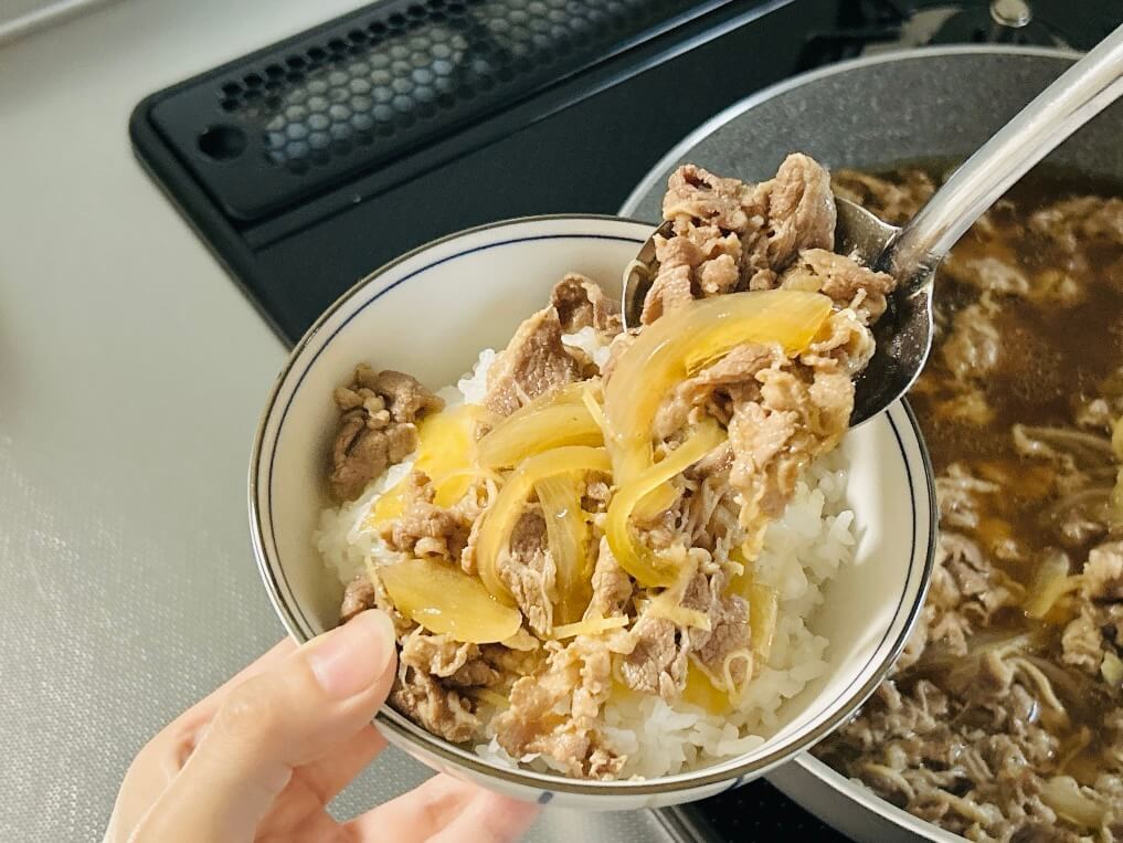 papa′s cookingさん「美味しい牛丼の作り方」