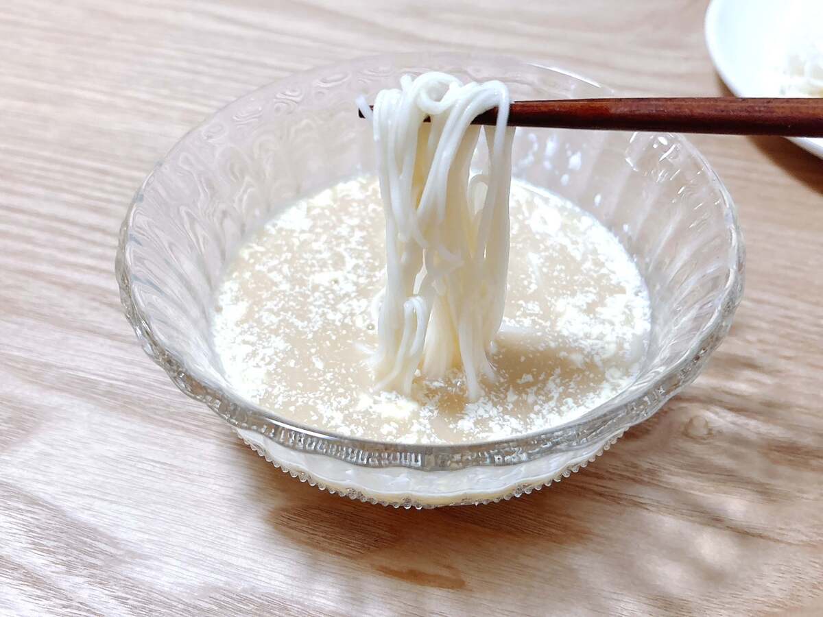 瀬戸朝香さん「そうめん×めんつゆ×マヨネーズ」