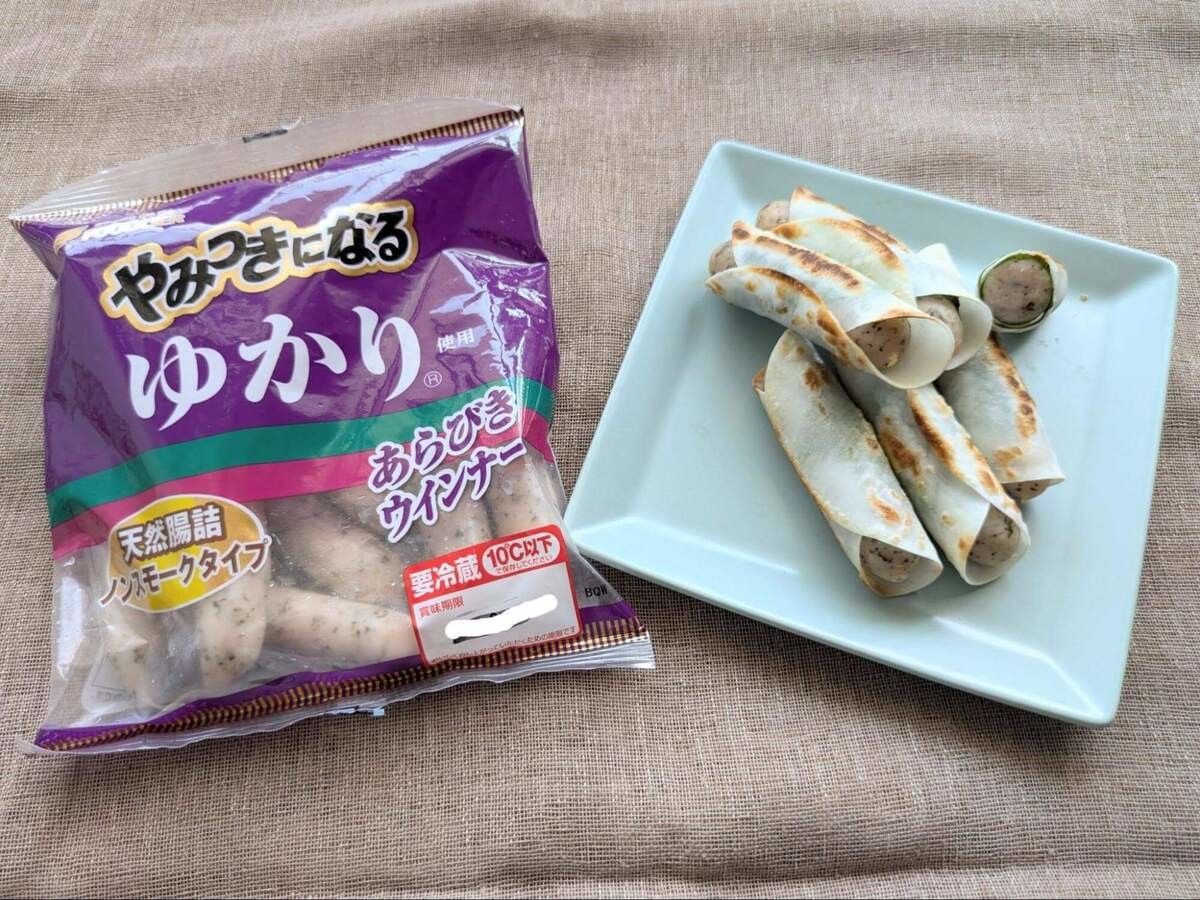 若菜まりえさん「ゆかり使用ウインナーのアレンジ」