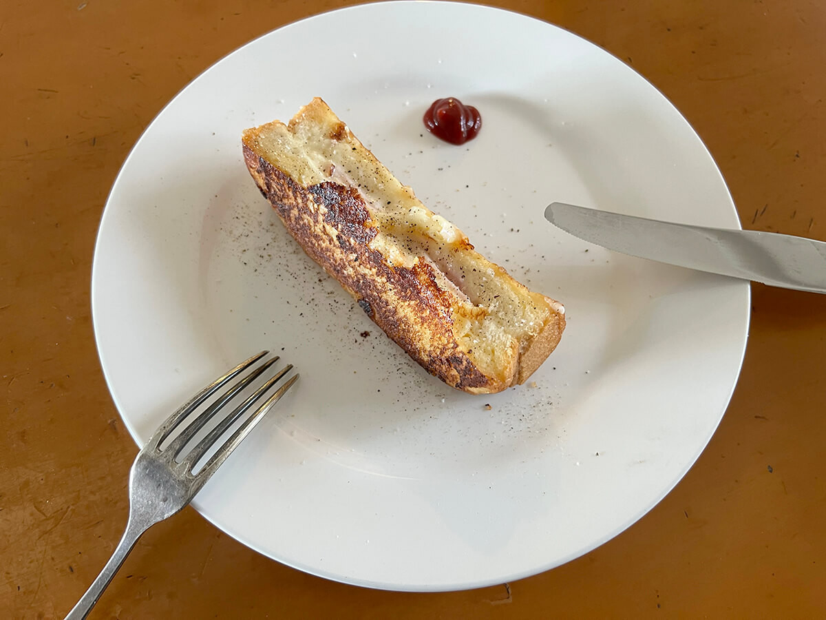 三國清三さん「クロックムッシュ」のレシピ