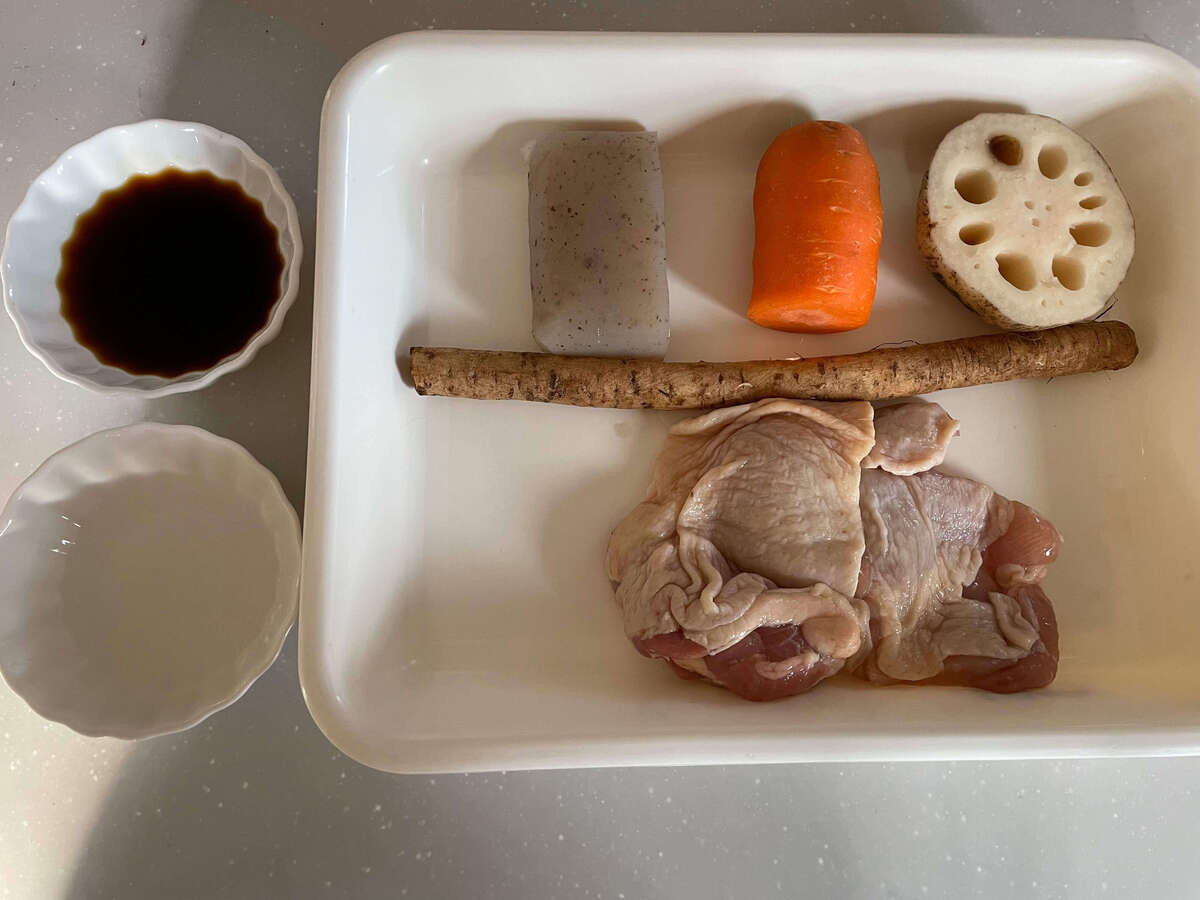 キッコーマン「レンジで簡単！筑前煮」のレシピ