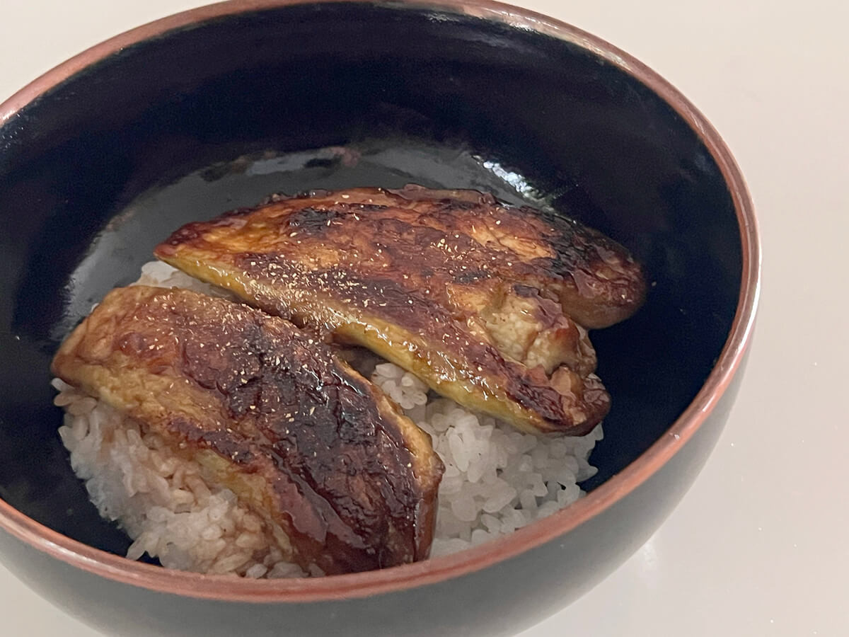 大原千鶴さん「レンチンなすのかば焼き」のレシピ