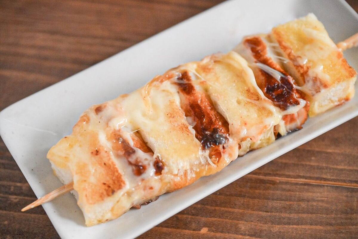 かねふく「明太チーズソパン」のレシピ