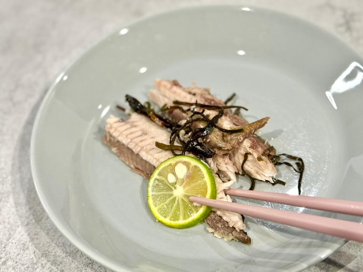 遠藤香代子さん「サンマの塩昆布焼き」