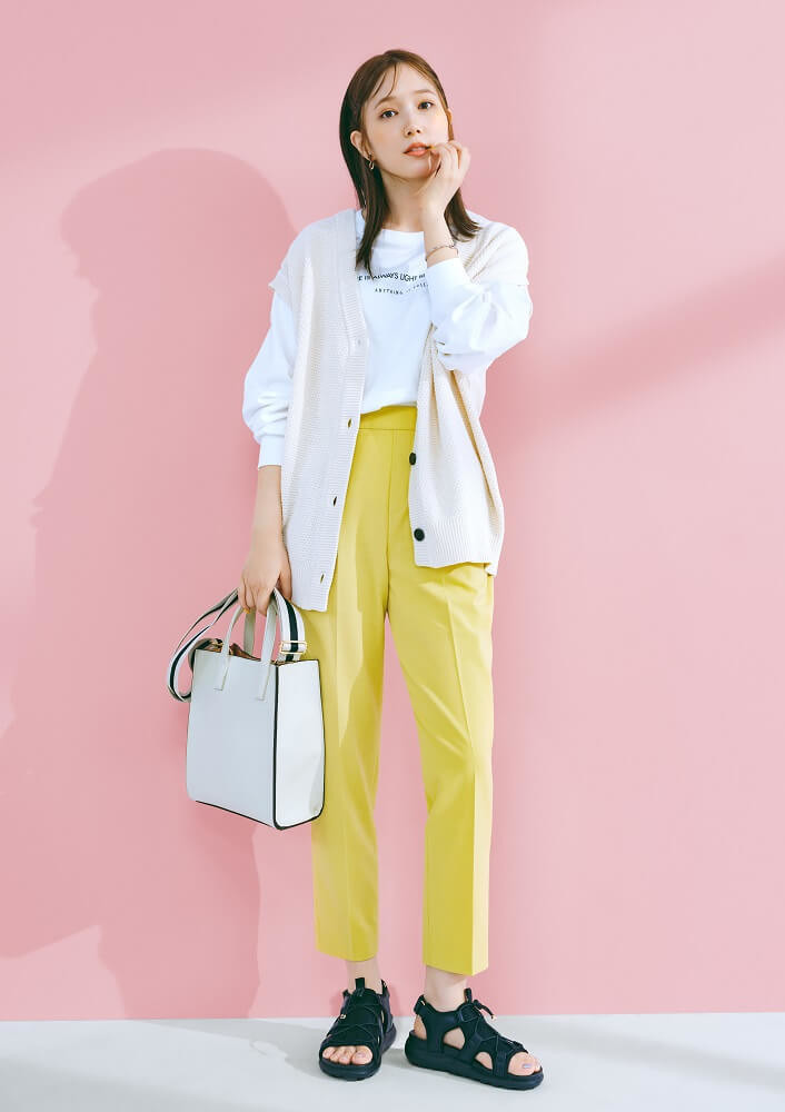 ハンドメイド柄合わせが神がかっているテーパードパンツ