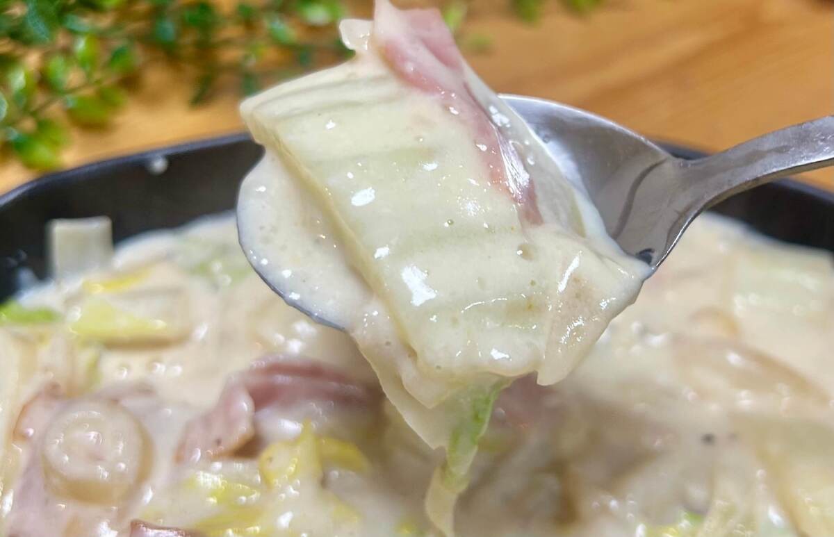 なお｜農家のおかんのお野菜レシピ「白菜のクリーム煮」