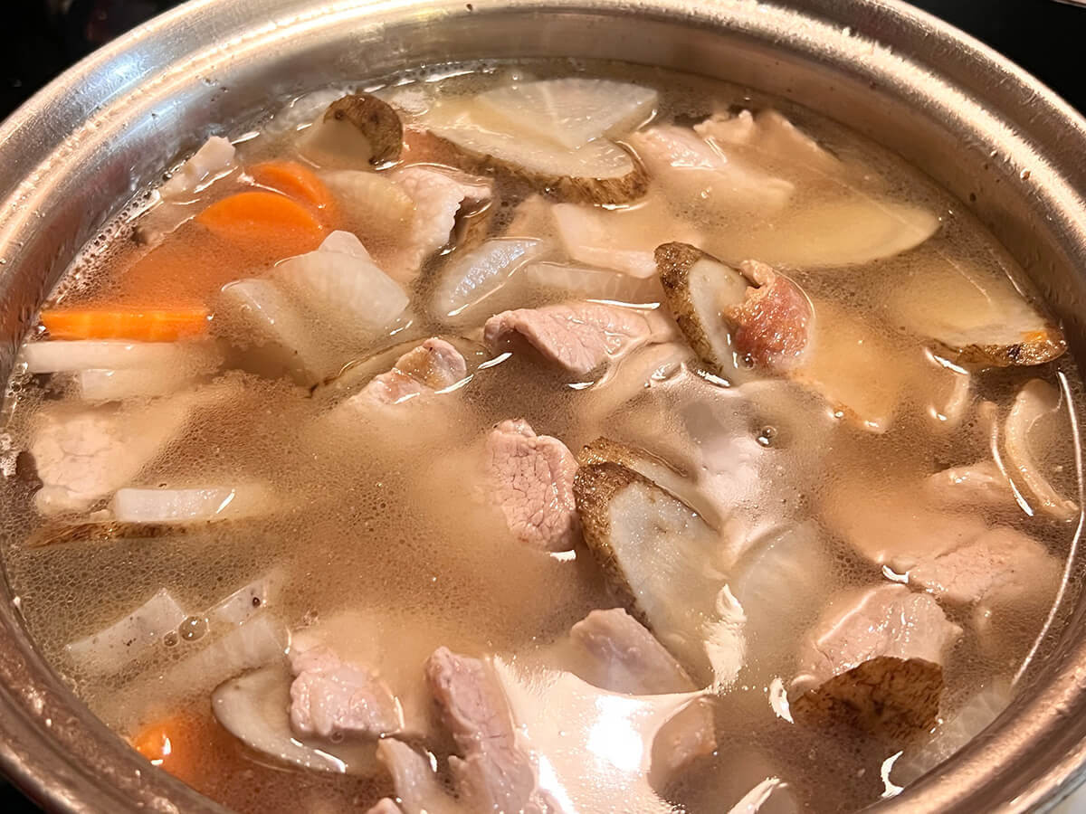 笠原将弘さん「豚汁」のレシピ