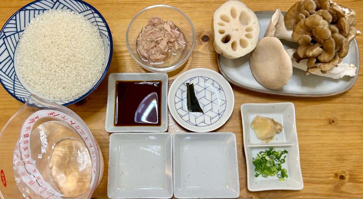 マイタケ炊き込みご飯