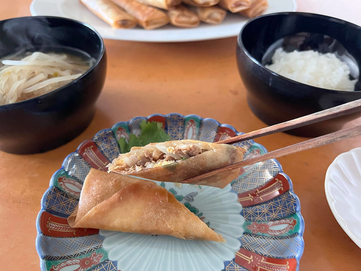 DAIGOも台所「豚挽き肉ともやしの春巻」