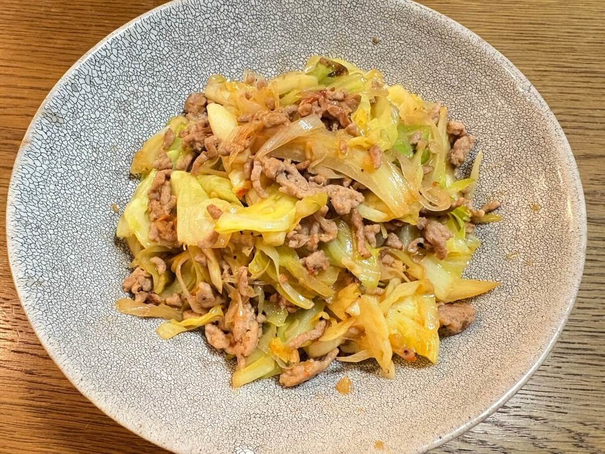 DAIGOも台所「春キャベツの辛み炒め」