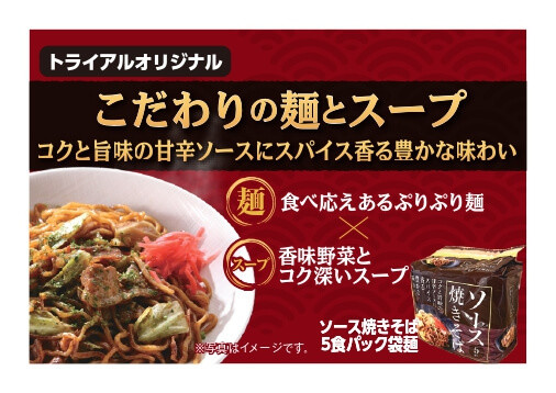 「トライアル袋ラーメン」シリーズ
