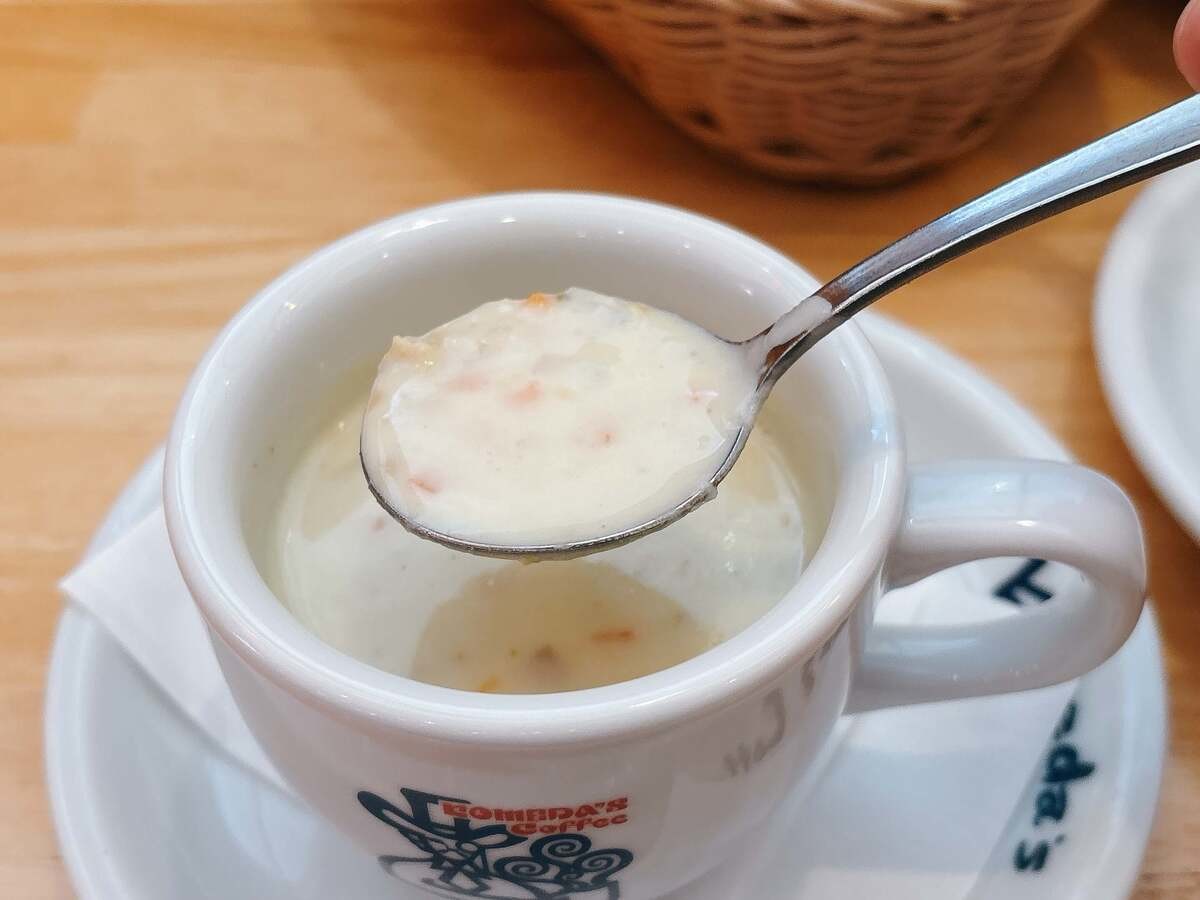 コメダ珈琲の新メニュー「クラムチャウダー&ミネストローネ」