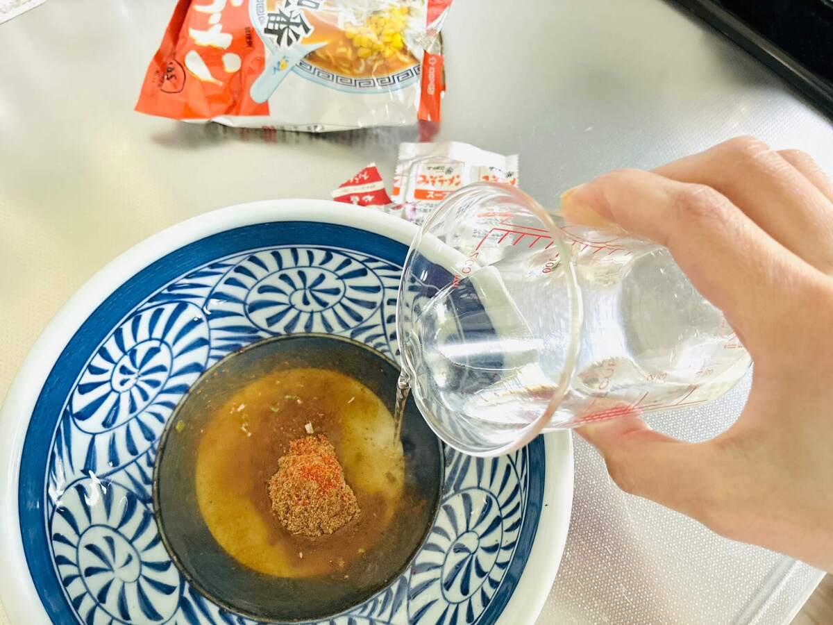冷や汁風みそラーメン