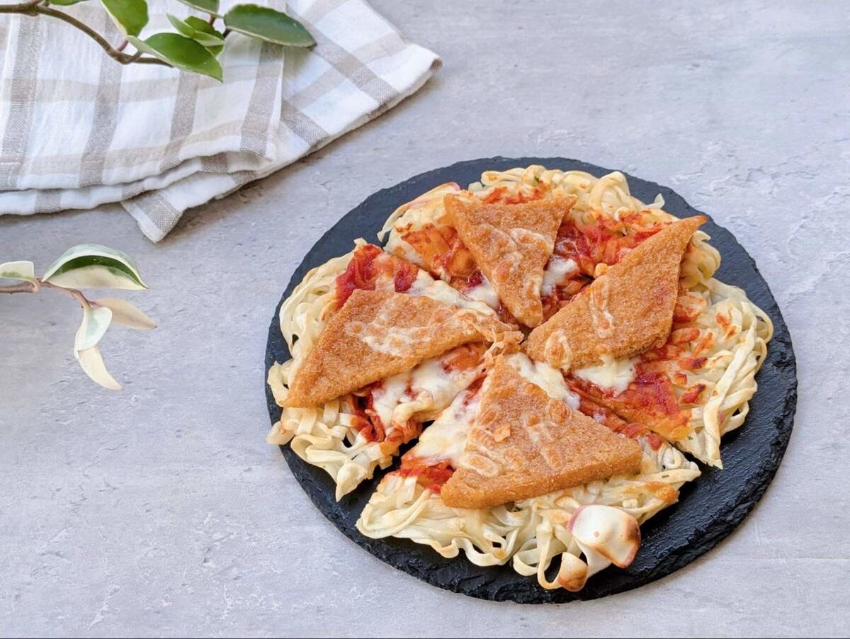 ノンストップ！「どん兵衛ピザ」のレシピ