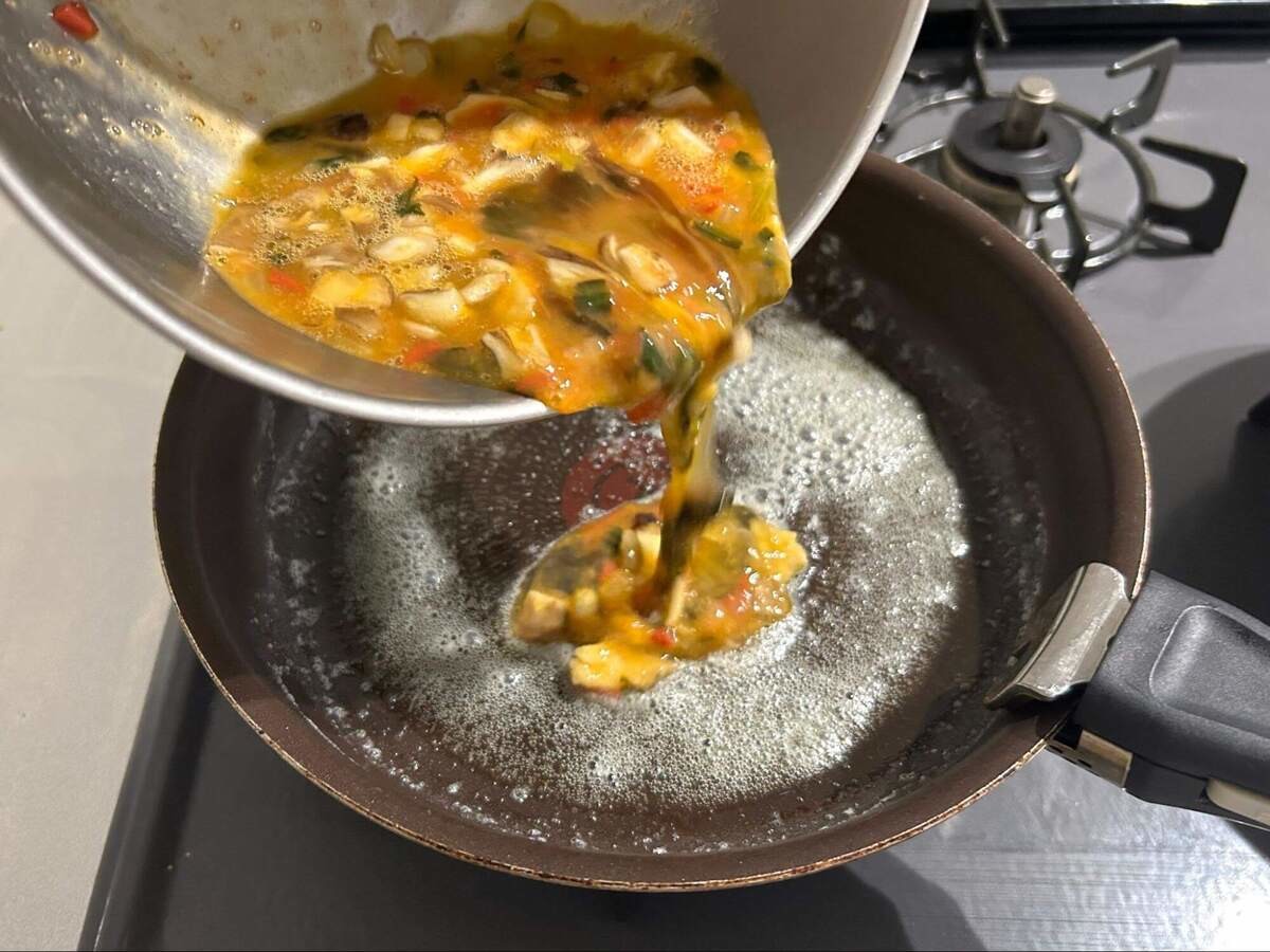 天達武史さん「ファミレス仕込みのオムレツ」