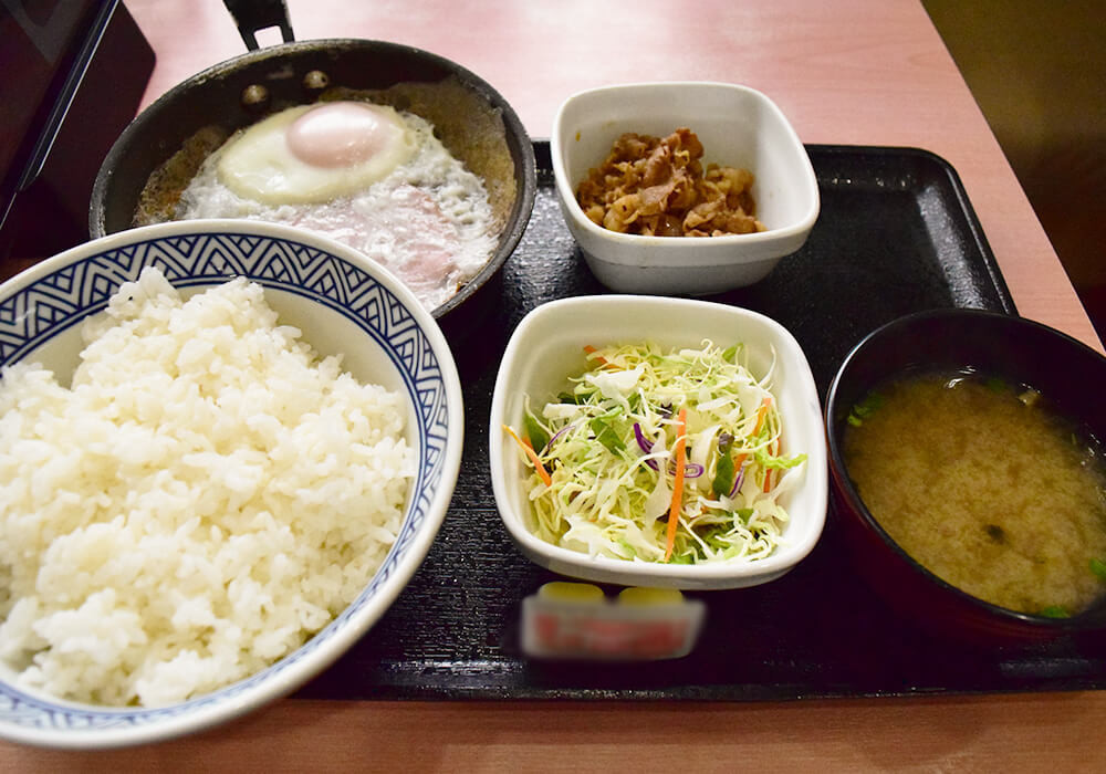 吉野家モーニング