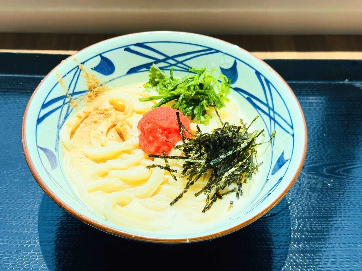 冷やし明太クリームうどん