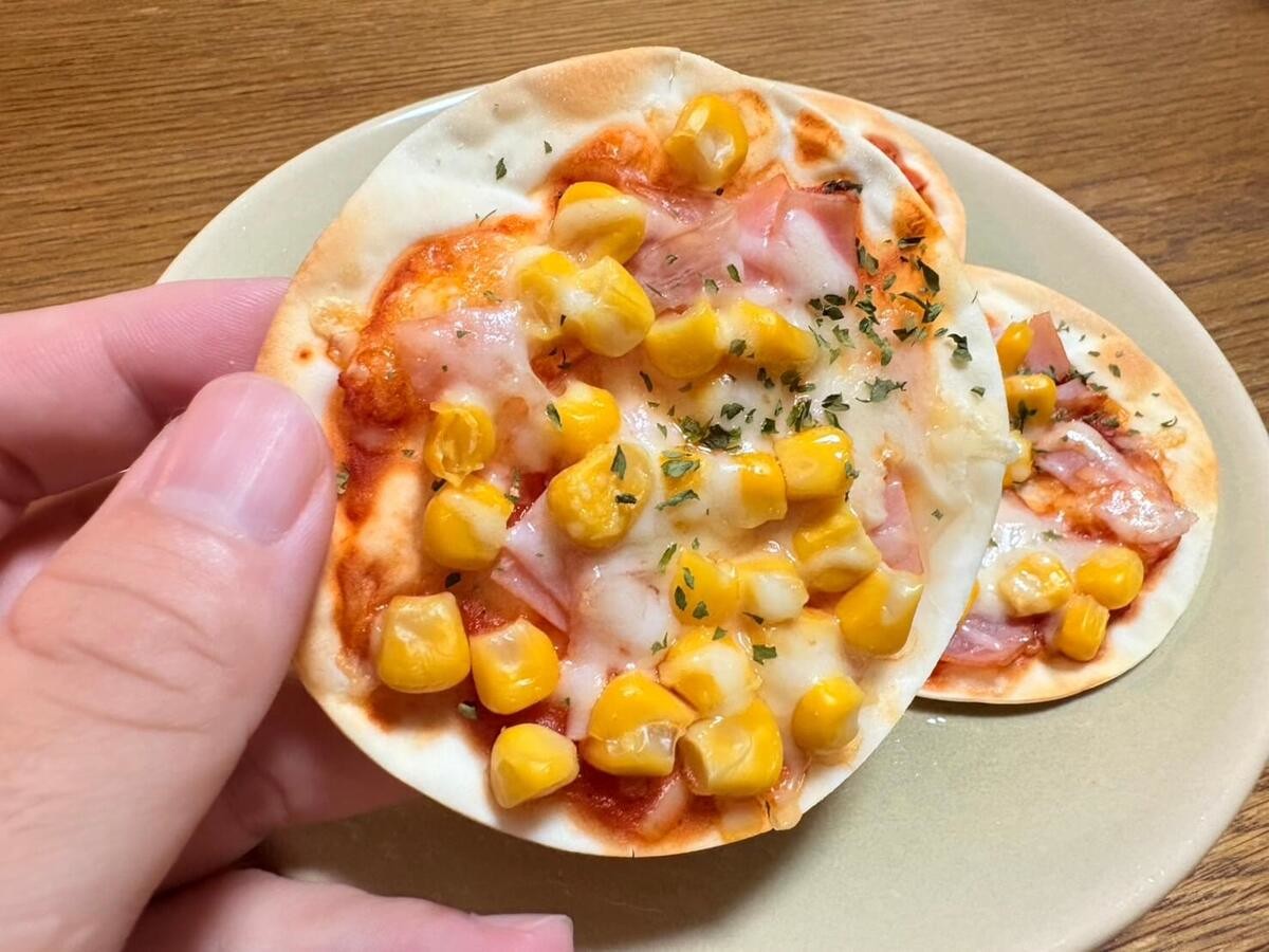 キッコーマン「簡単パリパリピザ」