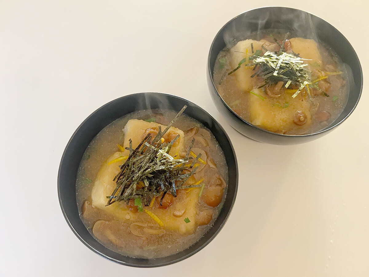 笠原家の【揚げ出し豆腐】