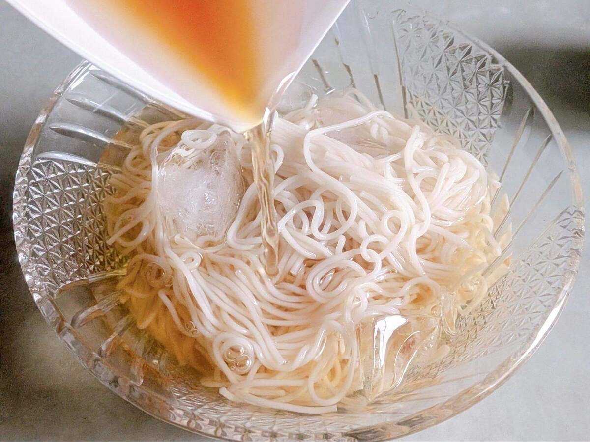 けんますさん「きゅうり素麵」のレシピ