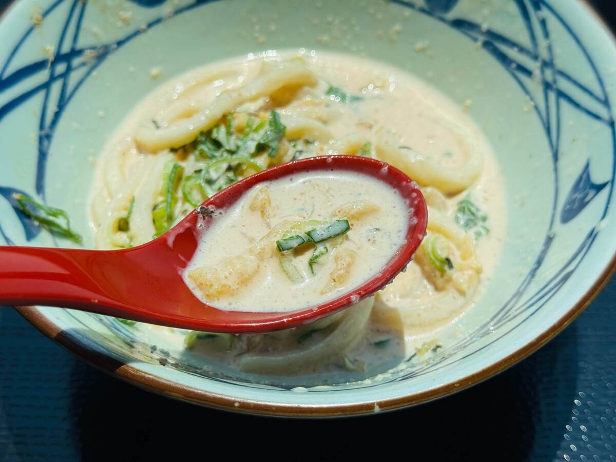 冷やし明太クリームうどん