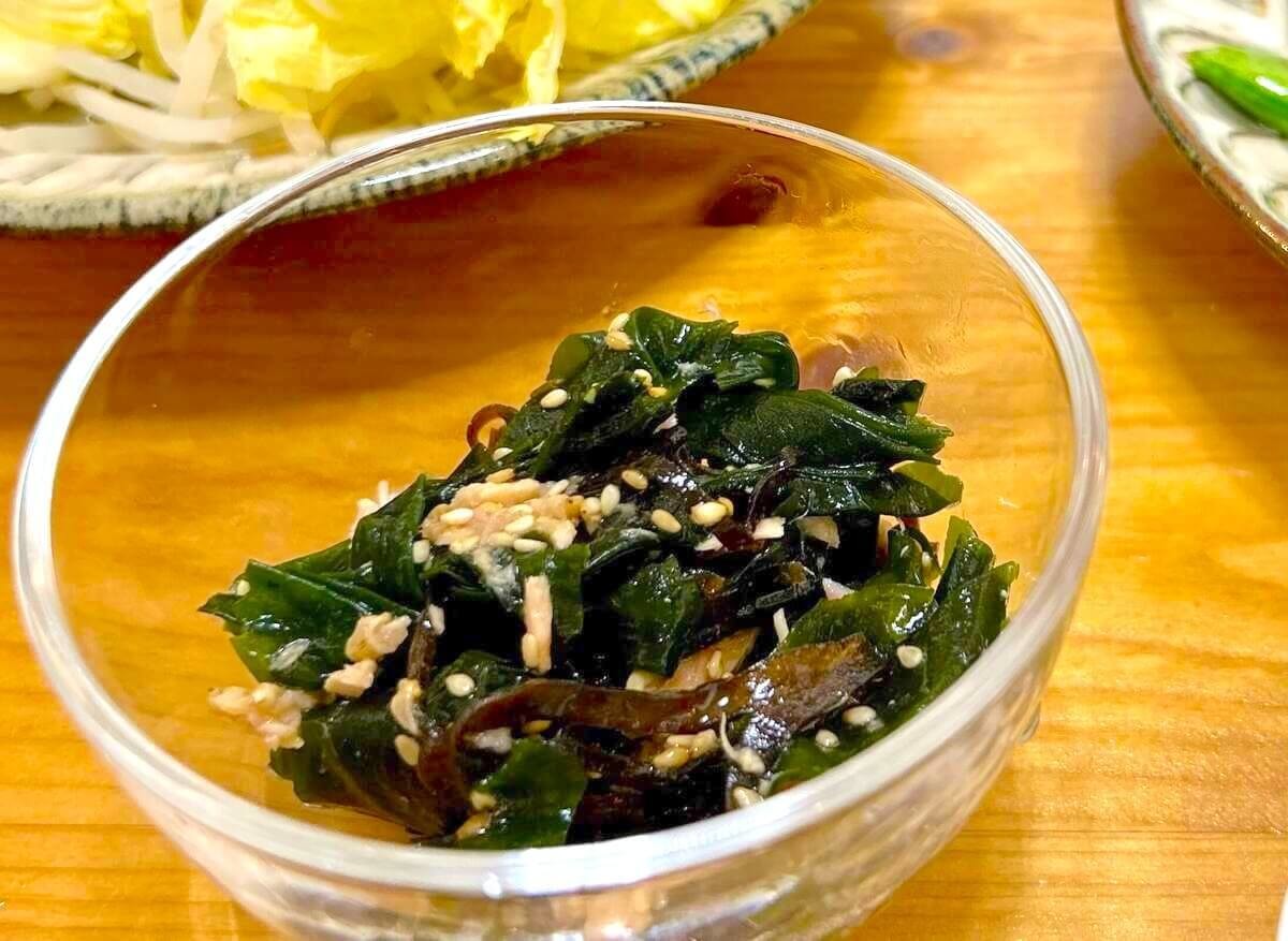 ちはるさん「ワカメのうまみサラダ」